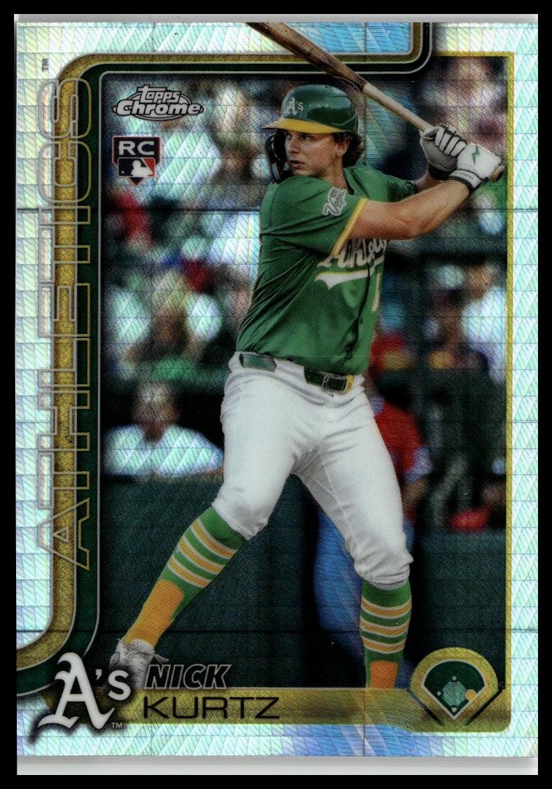 2025 Topps Chrome Update #USC178 Nick Kurtz Prism Refractors