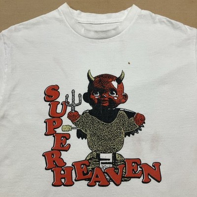 Distressed Faded Y2K Super Heaven Rock Grunge Shoegaze Band Tee