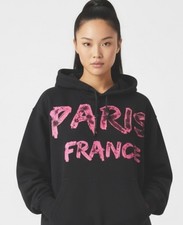 Paris, France Hooded Sweatshirt-Women's Size S-XS, 80 Cotton, 20 Polyester