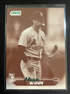 2024 Topps Stadium Club #264 Masyn Winn Sepia St. Louis Cardinals RC