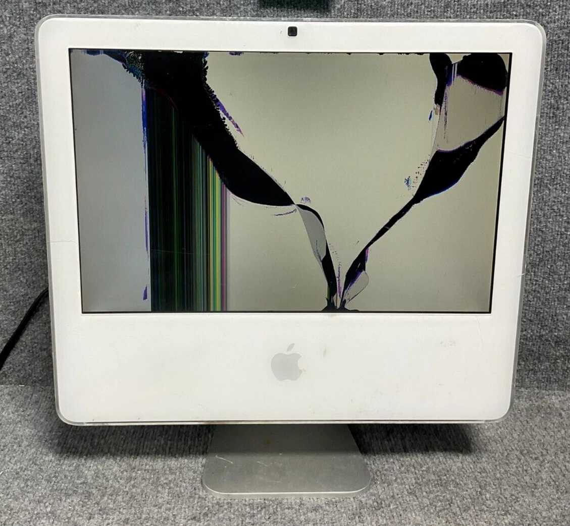 ずいぶん古い商品　Apple iMac Vintage Apple iMac 18 White All-in-One Desktop Monitor For Parts