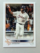 2022 Topps Series 2 - Jose Siri #599 (RC) Astros