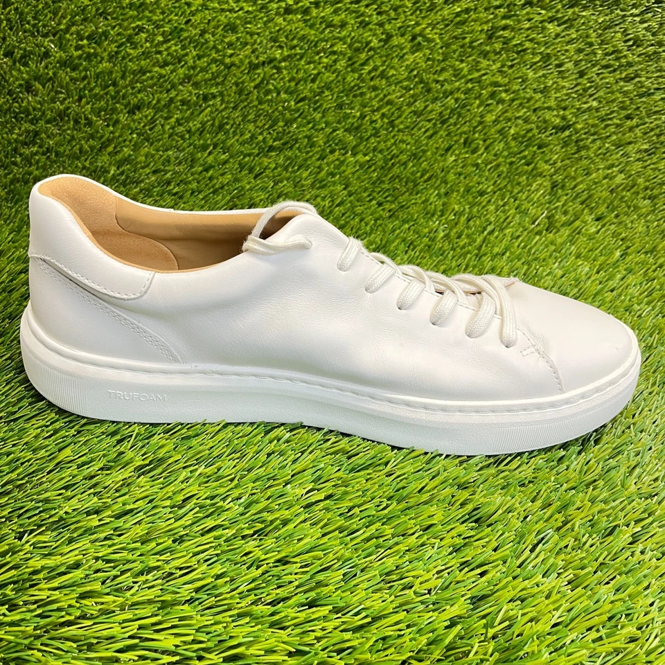 Johnston & Murphy Anders Mens Size 11.5 White Casual Classic Shoes Sneakers - Image 4 of 4