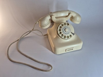 Telefon - POST W48 oT - 1961 - Drehscheibe - Wählscheibentelefon - BAKELIT Retro