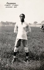 Uruguayan footballer Jose Leandro Andrade Uruguay national footbal- Old Photo