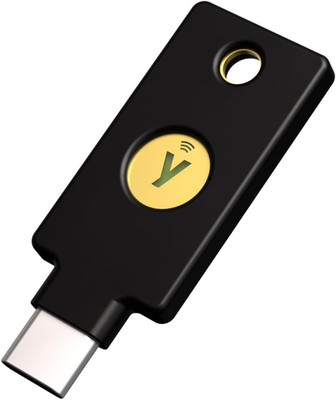 - Yubikey 5C NFC - Multi-Factor Authentication (MFA) Security Key and Passkey, C