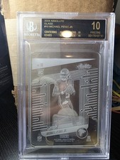 2024 Absolute Glass MICHAEL PENIX Jr. RC SSP BGS 10 Pristine Black MINT