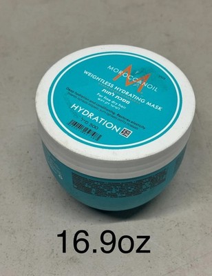 100% Authentic New Moroccanoil Weightless Hydrating Hair Mask 16.9 oz / 500 ml 