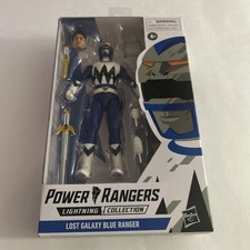 Power Rangers Lightning Collection Lost Galaxy Blue Ranger Hasbro 6    - NIB