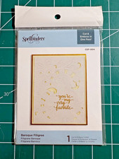 Spellbinders Baroque Filigree Cut Emboss Folder New in Package CEF-004