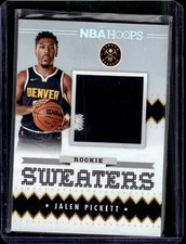 2023-24 Hoops Winter #RSW-JPI Jalen Pickett Rookie Sweaters