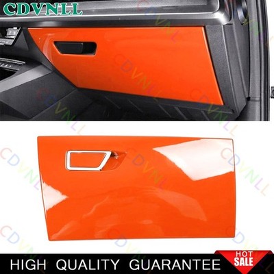 For Audi A3 S3 22-2026 Bright Orange Co-Pilot Storage Box Protection Panel Cover