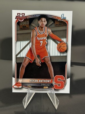 Kiyan Anthony 2025-26 Bowman Prospects 1st Bowman #BPP-4   