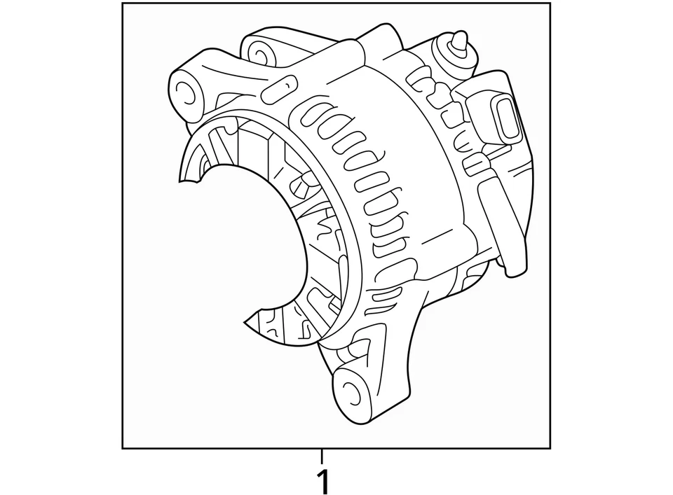 Alternator Fits 17-22 HIGHLANDER 1554757 - Image 4 of 4