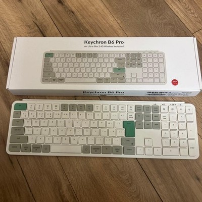 Keychron B6 Pro Wireless JIS Full Size Scissor Switch Retro Green Used