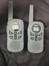 ONN 16 Mile 22 Channel Walkie Talkie Tested Working ONA19WT001