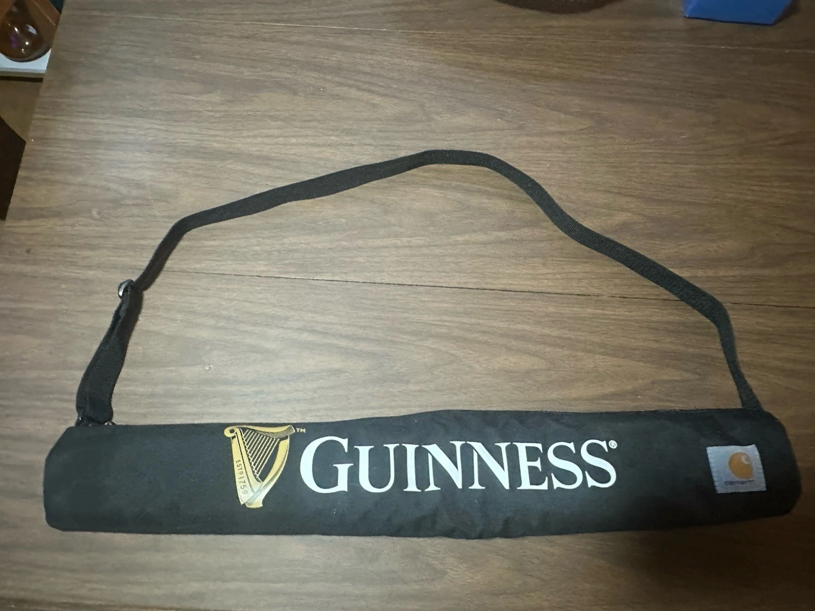 Carhartt Guinness Insulated Beverage Cooler 6-Pack Shoulder Sling Bag. G