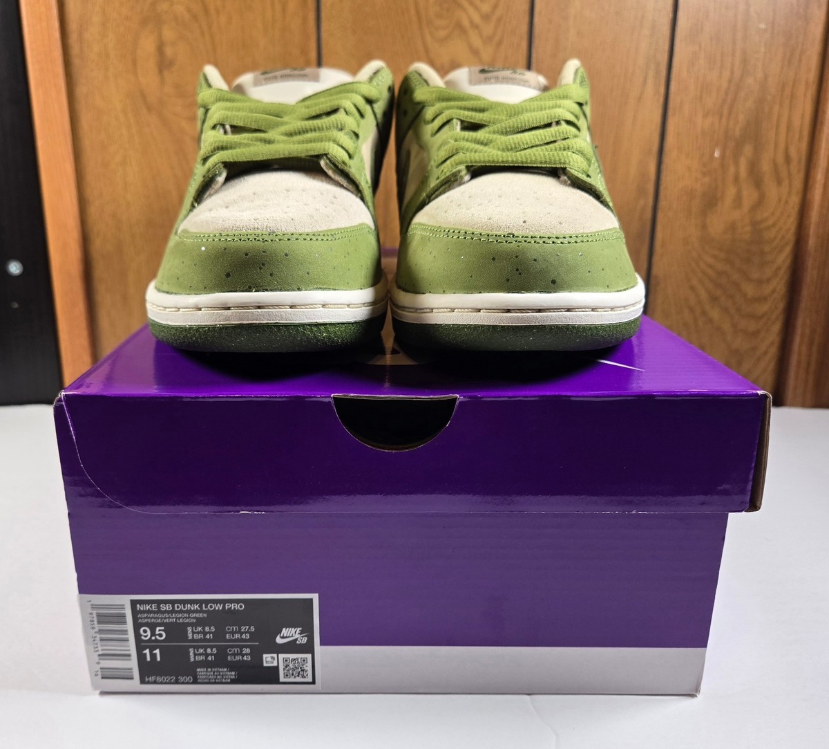 Nike SB Dunk Low YUTO HORIGOME MATCHA 2025 - US Size 9.5 - HF8022