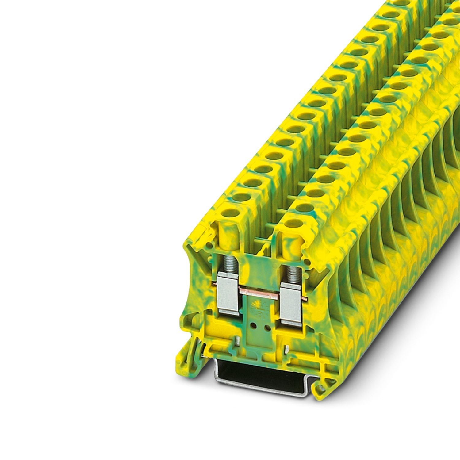 50 Pieces Phoenix Contact UT 6-PE Ground Clamp 6mm² Yellow/Green New
