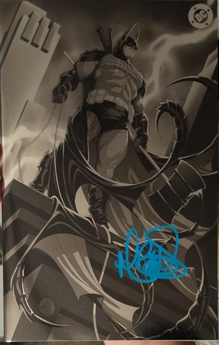 DC Comics Absolute Batman #1 Mark Brooks NYCC Silver Foil Signed By Brooks RARE