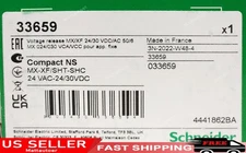 SCHNEIDER ELECTRIC 33659 Compact NS 24 VAC 24-30 VDC Undervoltage Release MX-XF