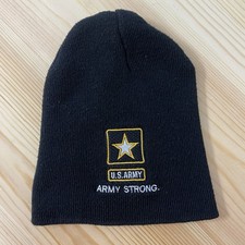 US Army Strong Star Beanie Skullie Skull Cap Hat Beanie Made In USA