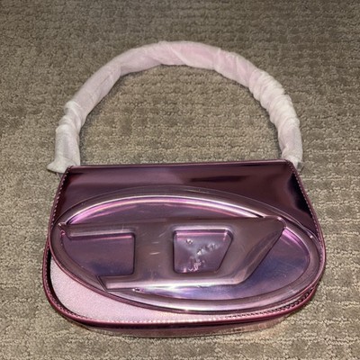 DIESEL 1DR Iconic Shoulder Bag  X08396PS202T5275 leather Pink NEW Women