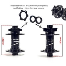 Aluminum Alloys Bike Hub Conversion Adapter Kits Bike Thru Axles Hub Refit