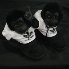 RARE Jeremy Scott Gorilla Black Fur Animal JS...