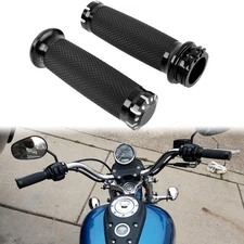 1" Handlebar Hand Grips For Harley Dyna Super Glide Softail V-Rod Sportster 883