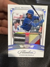 Josue De Paula /25 Panini Flawless 2024 Dual Prospect Patches Relic Dodgers