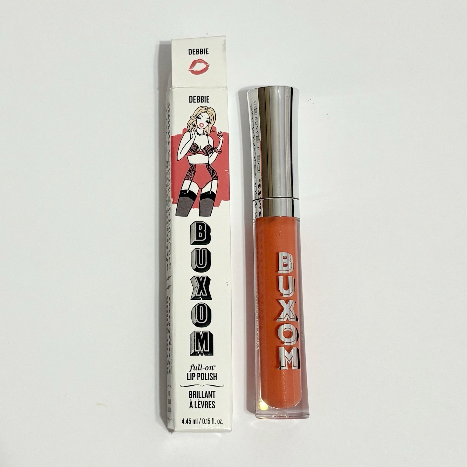 Buxom Full On Lip Polish Debbie Plumping Shine 0.15 fl Oz (4.45 mL) NEW