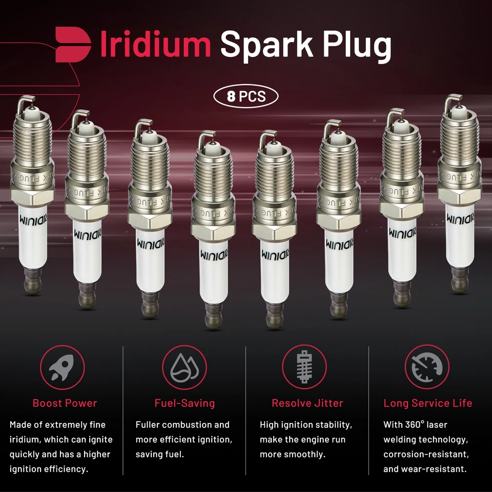 41-962 8 piezas bujías para Chevy Caprice Colorado Corvette Foto 4 de 4