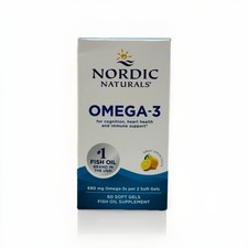 Nordic Naturals Omega-3 60 Soft Gels Lemon Taste Ex 11/2028