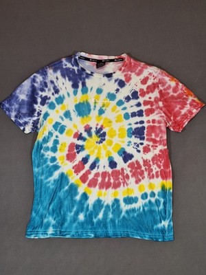 Champion T-Shirt - Tie-dye | Baktik | Batik | Rainbow - Gr. L - Baumwolle