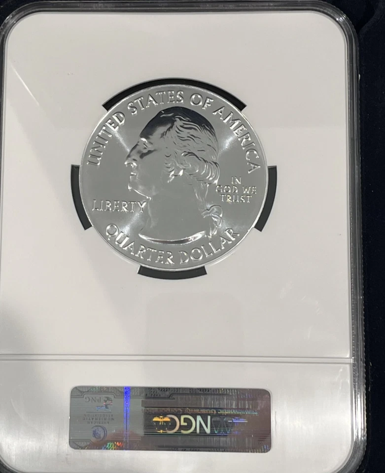2011 Glacier National Park ATB 5 oz Silver Coin : NGC MS69 Early Releases - Image 2 of 2