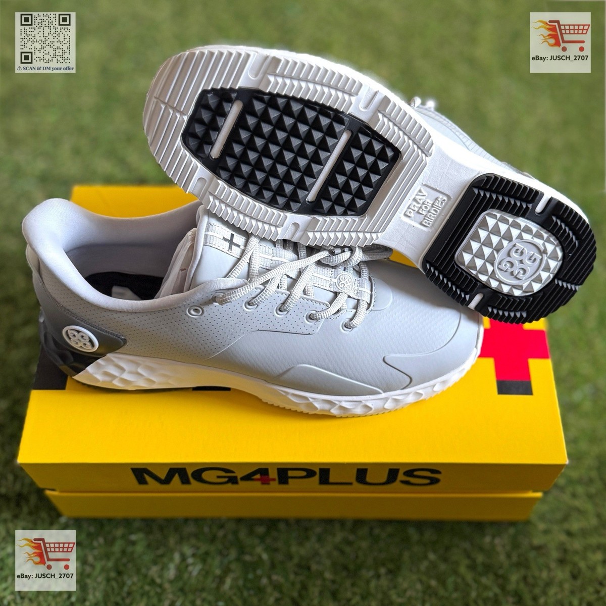 G/FORE G4 MG4.1 BLACK KNIT SPIKELESS GOLF SHOES SNEAKERS 10.5 Onyx Black White G/FORE MG4.1 golf shoes - we take a closer look - GolfGETUP main image 3