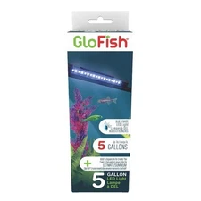 6-Inch LED Light Stick for Fish Aquariums Up To 5 Gal with White Blue LED Lights