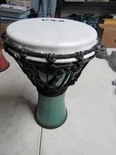 Toca TFCDJ-7MG Freestyle Colorsound 7-Inch Djembe - Metallic Green
