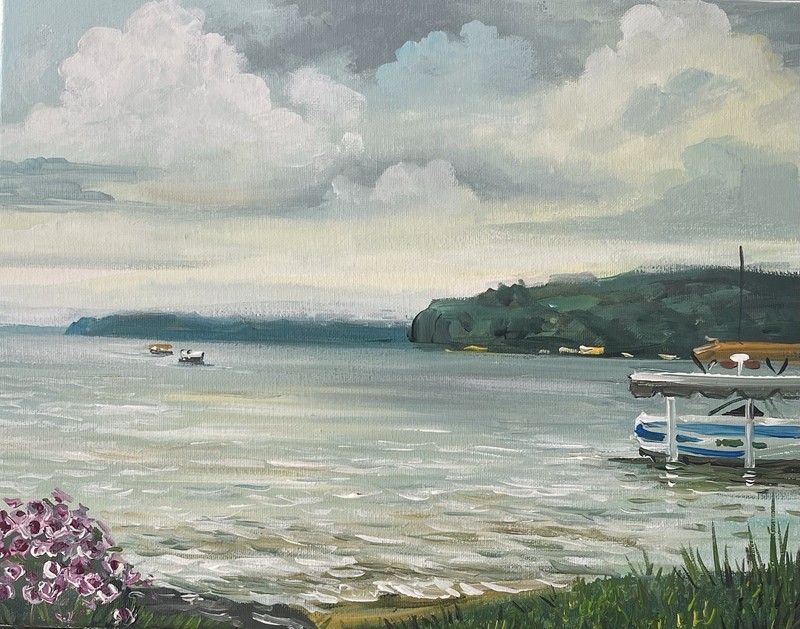 ORIGINAL PAINTING Ryta Higgins Lake Custom Order Similar To Image Or From Photo