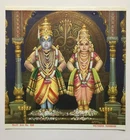 India Calendar Art Print VITTHAL RUKHMANI. Artist- Sapan 15in x 15in (12753)