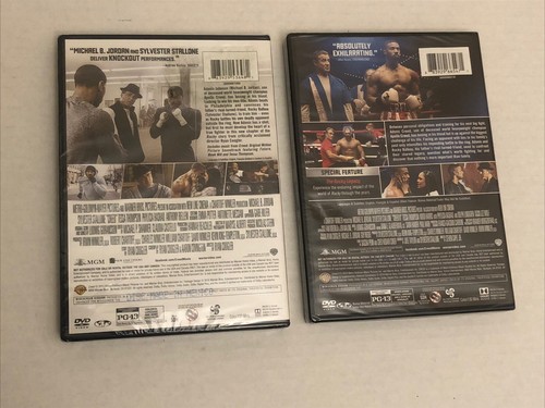 5 DVDs, Cinderella Man (2005), Rocky(1976), Creed(2015), Creed II(2018), Warrior - Picture 9 of 9