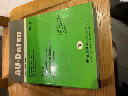 AU Daten 1995 Band 2 Ottomotoren mit geregeltem Katalysator, Dieselmotoren