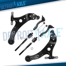 Front Lower Control Arms Inner Outer Tie Rod Ends for Toyota Camry Lexus ES300