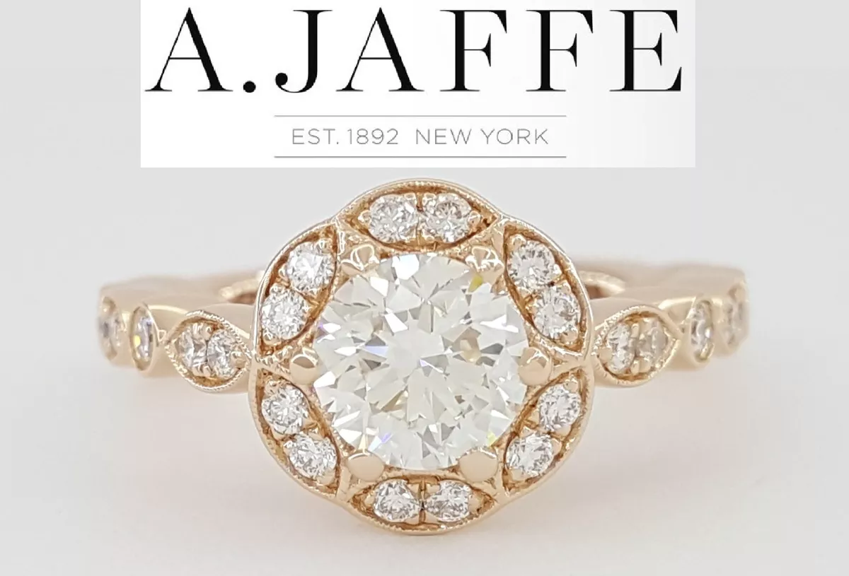 A. Jaffe 14k Domed Ring with Diamonds – Smyth Jewelers