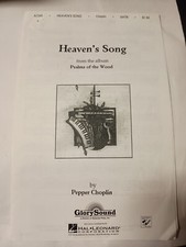 Heaven's Song SATB by Pepper Choplin 1998, Sheet Music w12