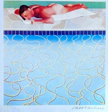 David Hockney Lithograph COA Original Signed Op Numbered Limited