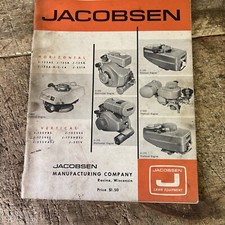 1966 JACOBSEN  ENGINE  SERVICE MANUAL VERTICAL ~ HORIZONTAL