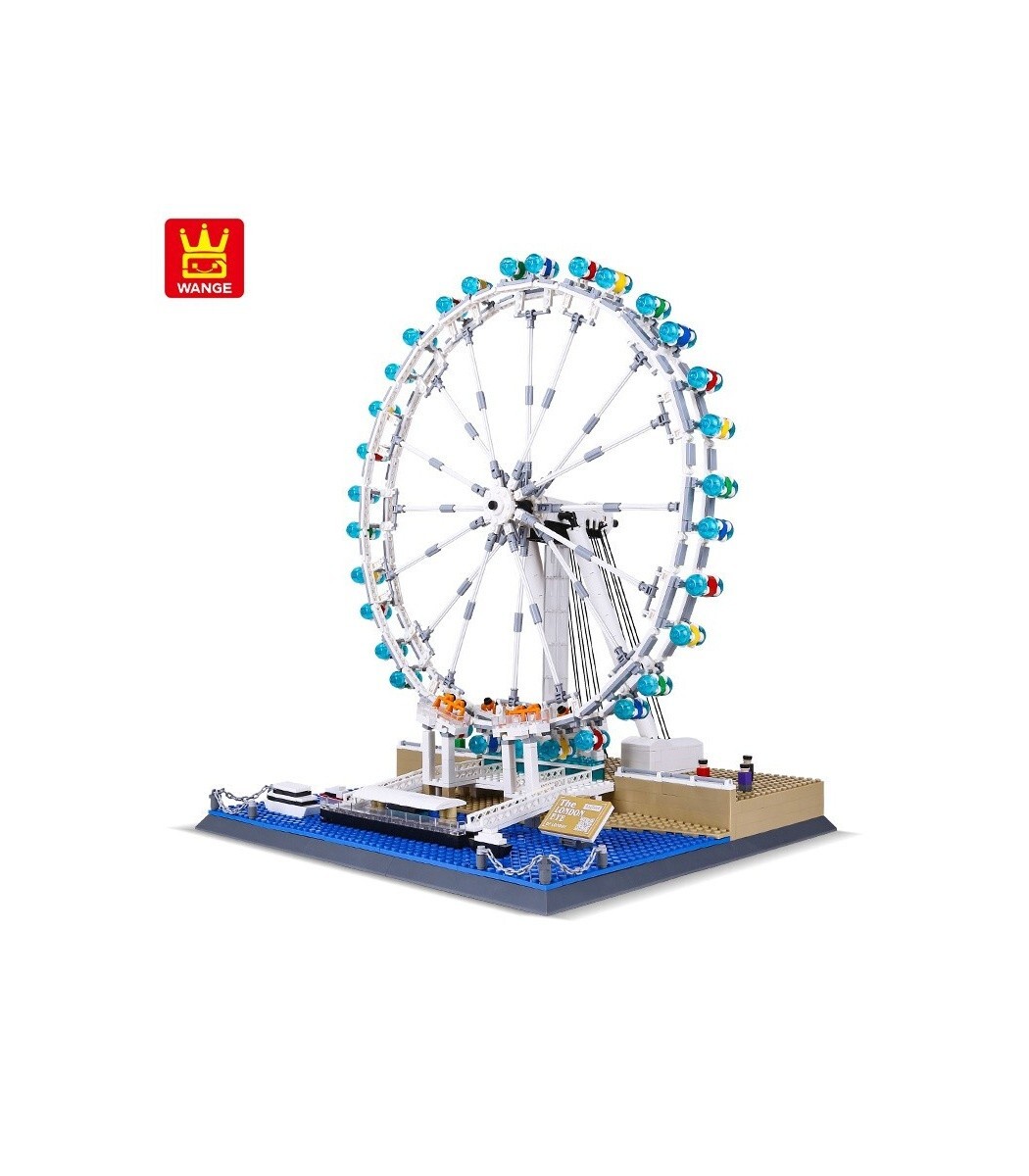 Wange The London Eye Ferris Wheel Headquarters Block Set 1528 pcs