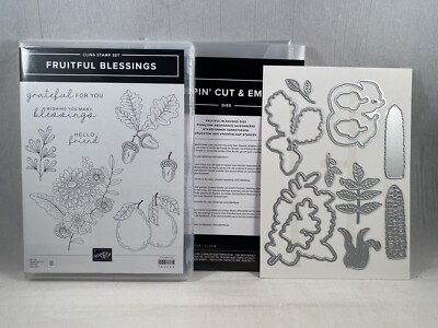 FRUITFUL BLESSINGS Stamp Set FRUITFUL BLESSINGS Dies Stampin Up Thanksgiving H23